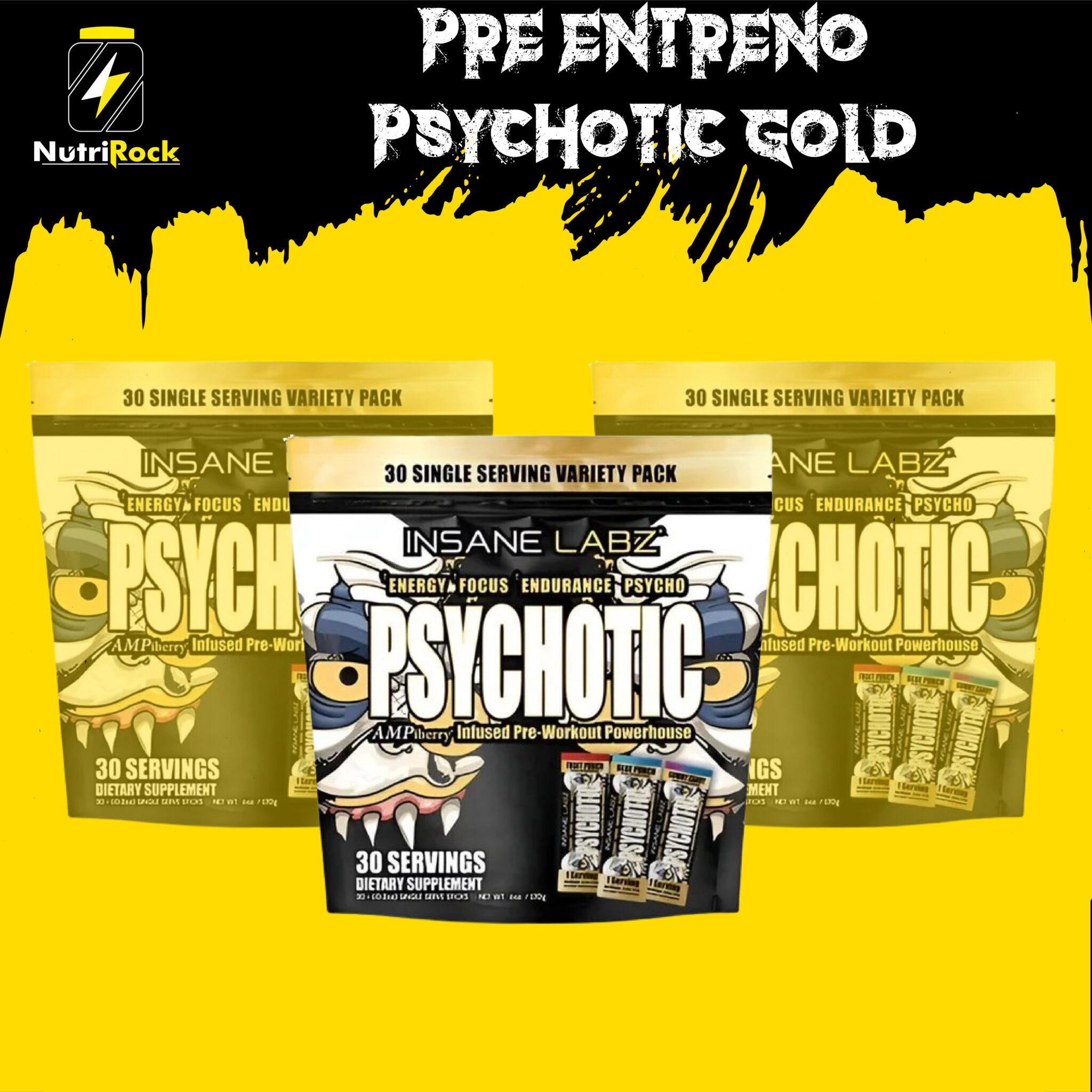 pre entrenos importados PRE ENTRENO PSYCHOTIC GOLD - Imagen 1
