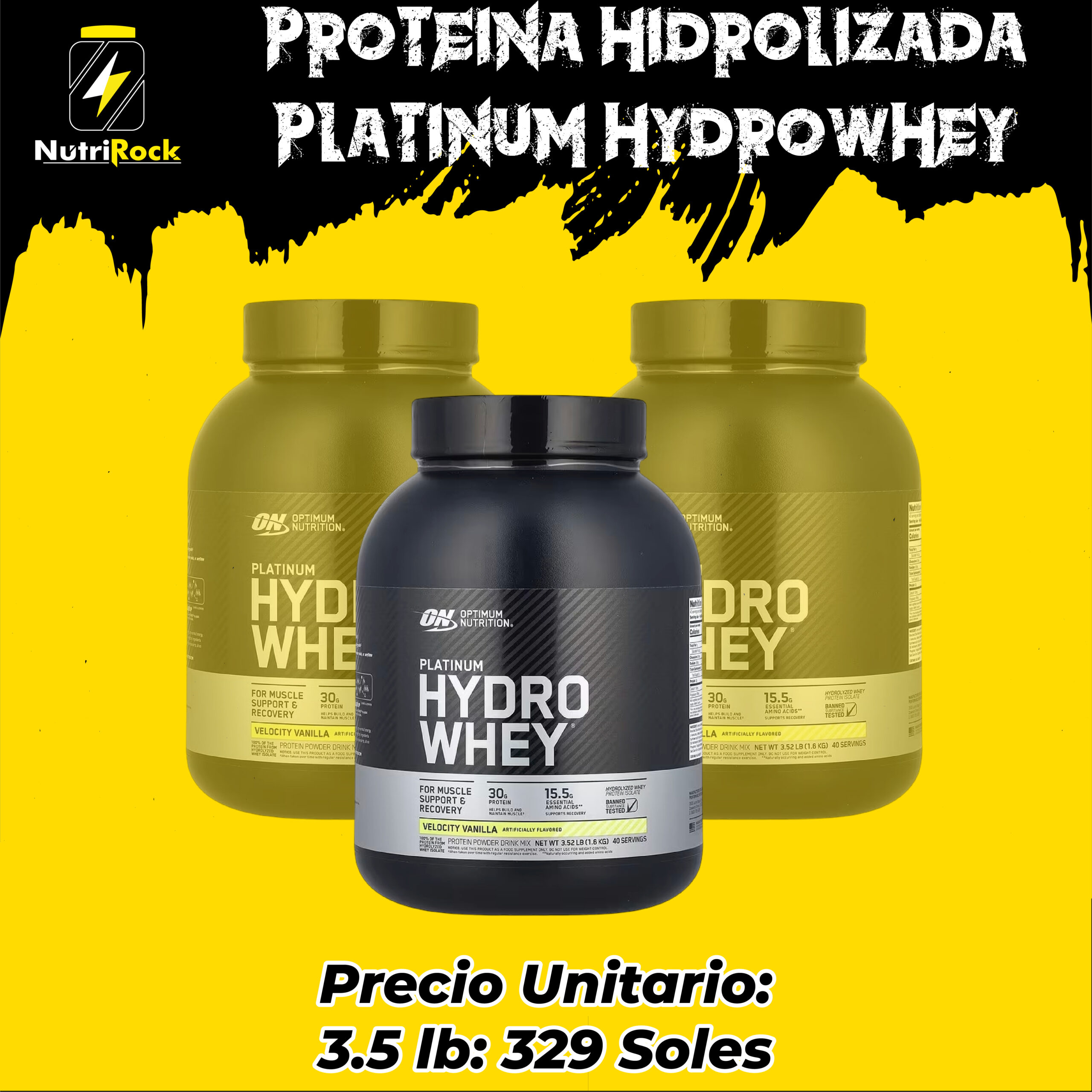 Hidrolizadas importadas (enero 2026)_Mesa de trabajo 1 copia 4 PROTEINA HIDROLIZADA PLATINUM HYDROWHEY - Imagen 1