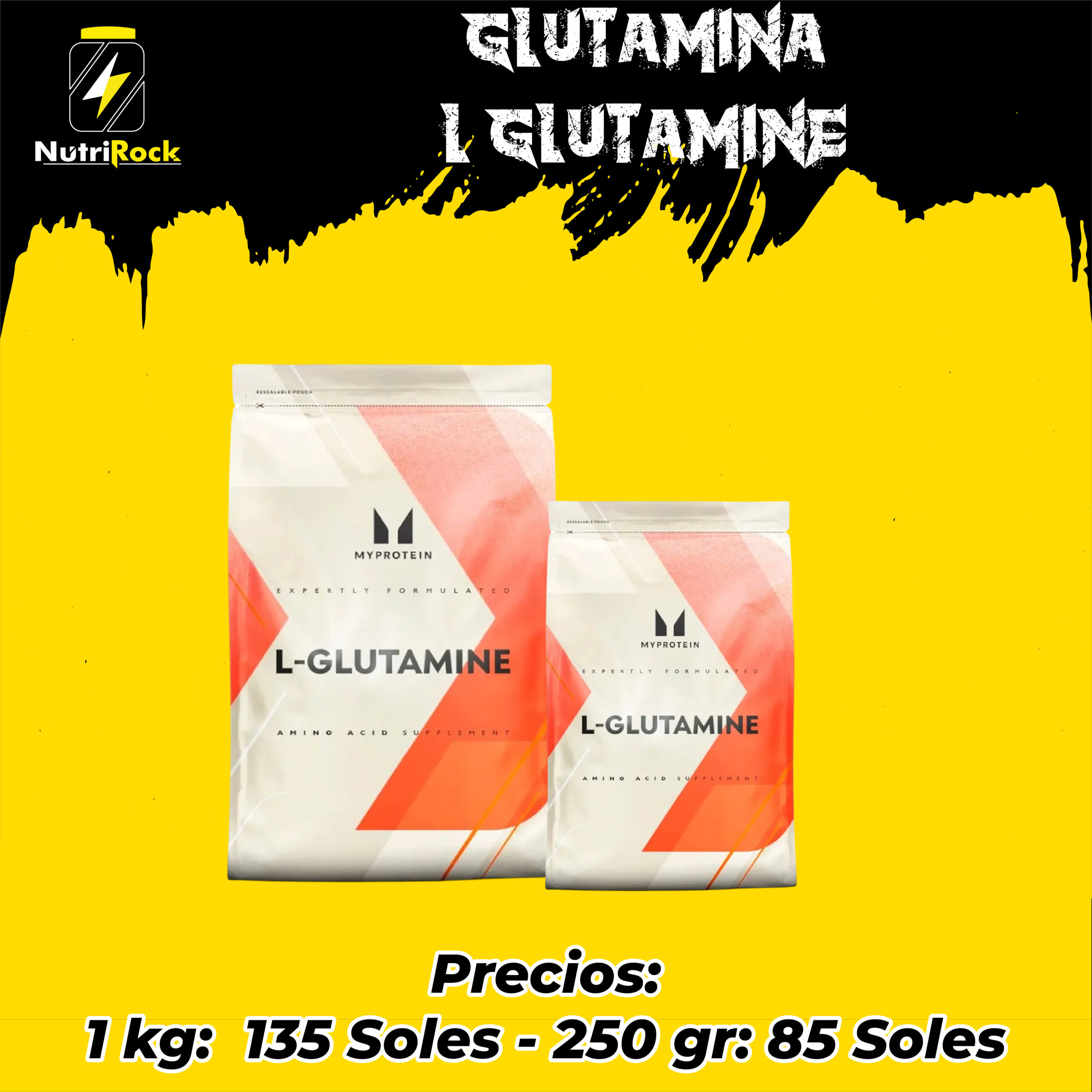 glutaminas importadas (enero 2026)_Mesa de trabajo 1 copia GLUTAMINA L-GLUTAMINE - Imagen 1
