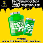 PROTEINA ISOLATADA 100% WHEY ISOLATE