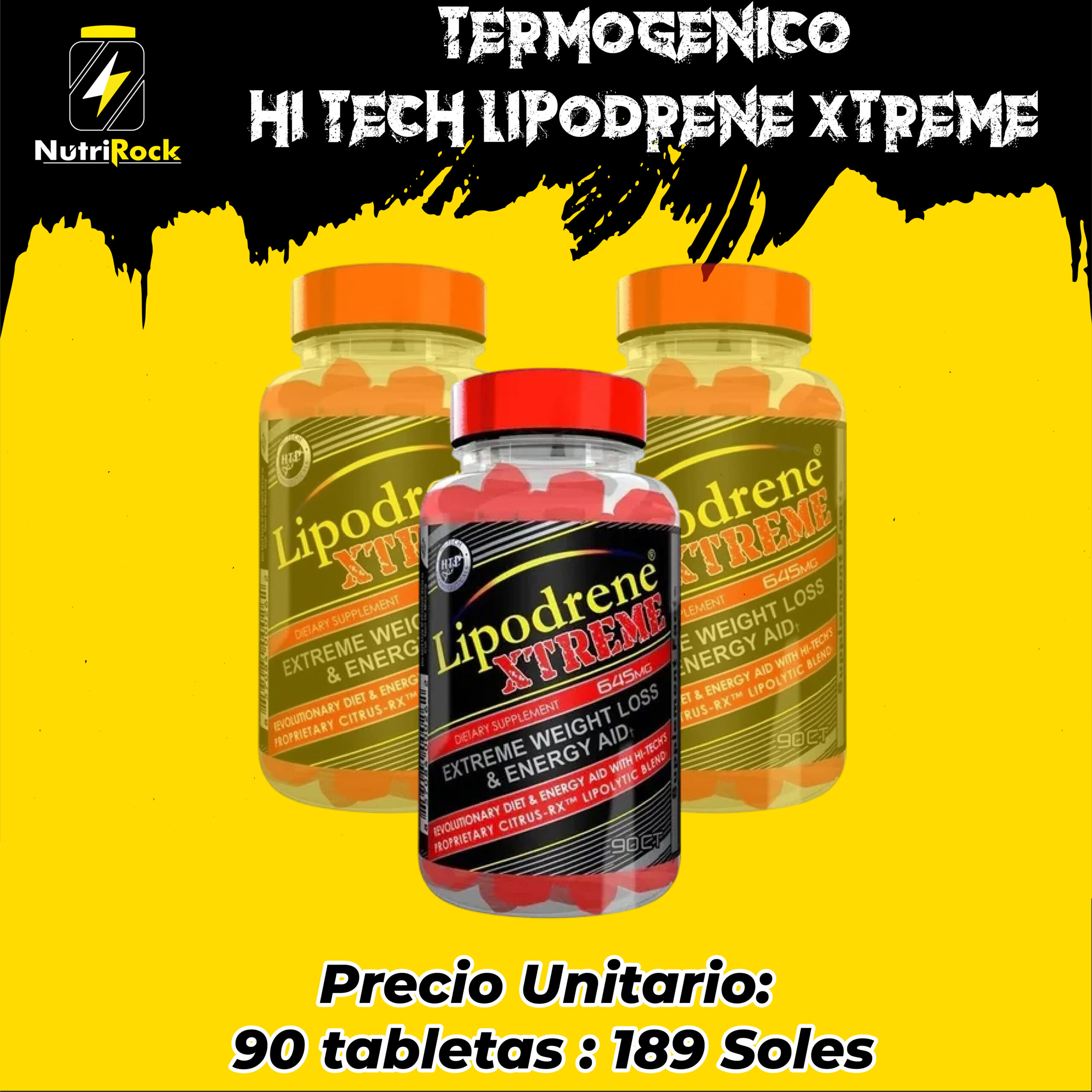 termogénicos importados (enero 2026)_Mesa de trabajo 1 copia 10 TERMOGENICO HI TECH LIPODRENE XTREME - Imagen 1